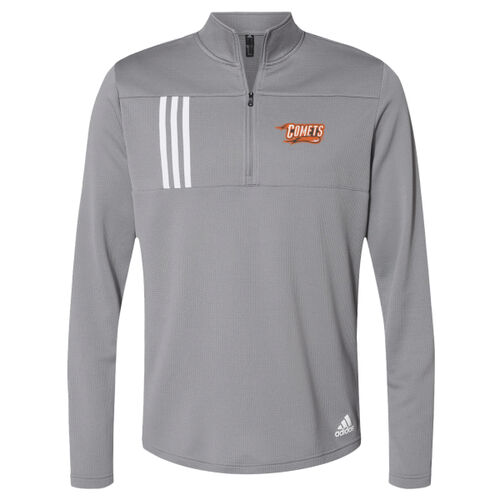 3-Stripes Double Knit Quarter-Zip Pullover Thumbnail