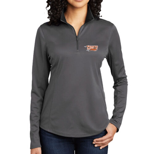 ® Ladies Silk Touch ™ Performance 1/4 Zip Thumbnail